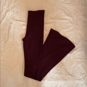 Deep purple boot cut dress pants